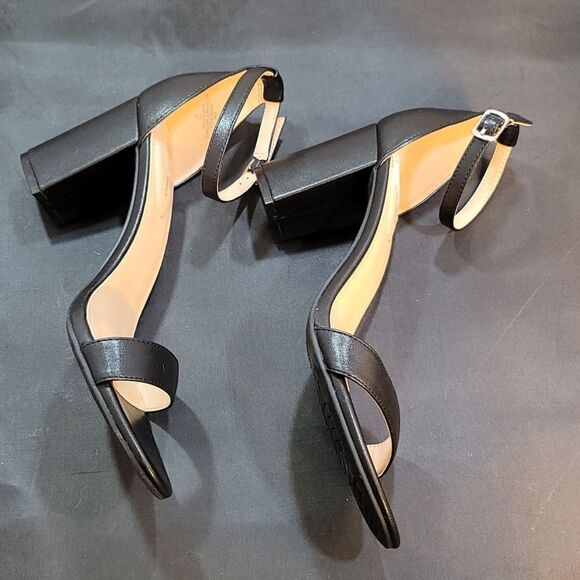 BRAND NEW BANDOLINO ANKLE STRAP LEATHER BLOCK HEEL SANDALS - Picture 14 of 16